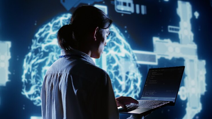 IT admin writing AI script