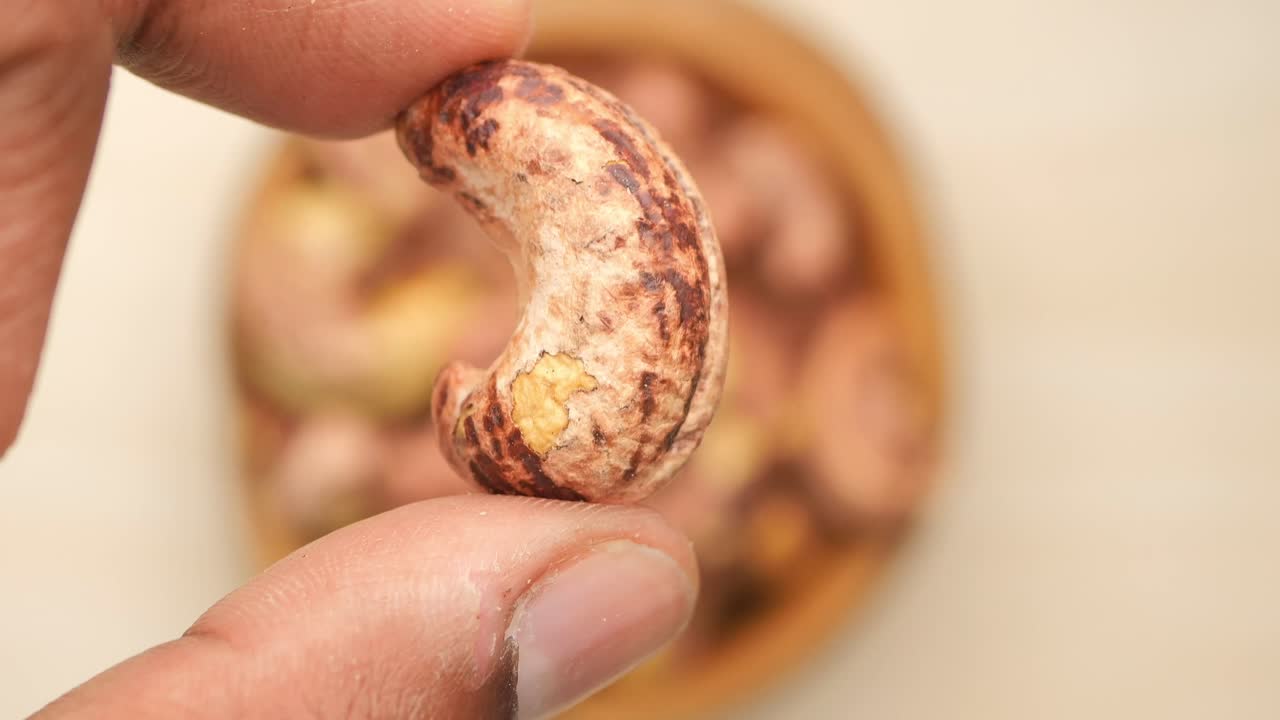 Close-up of a Cashew Nut