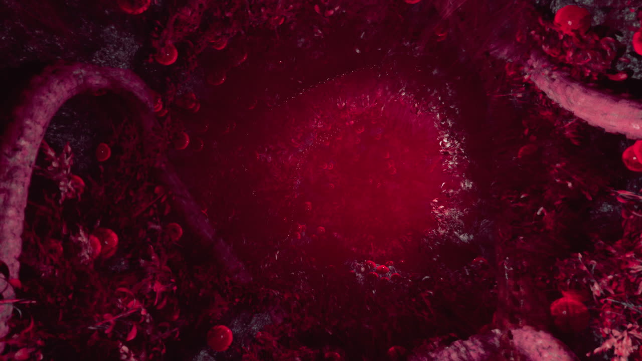 el bosque rojo místico