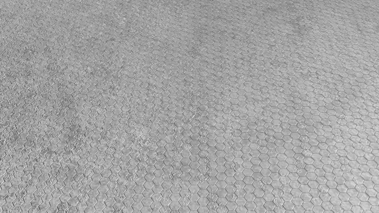 육각형 패턴 회색 배경 (루프 가능)