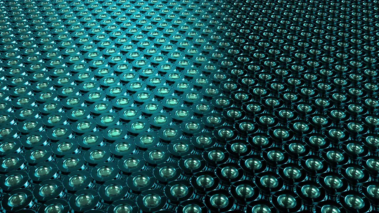 fondo de bucle de movimiento de elementos metálicos