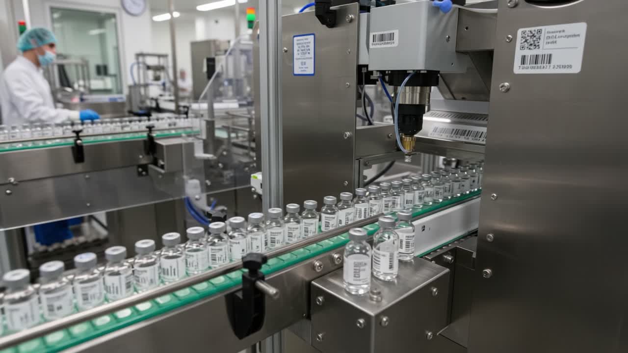 Automated Vaccine Production in a Cleanroom: An Insight into Modern Pharmaceutical Manufacturing and Precision Engineering of Medical Vials