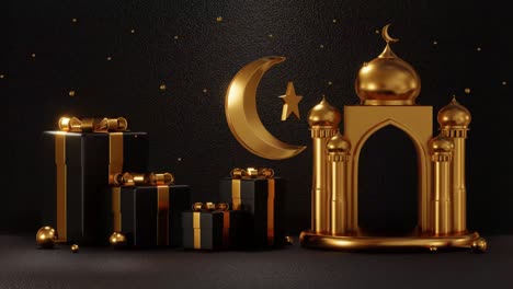 3d rendering luxury ramadan scene 6