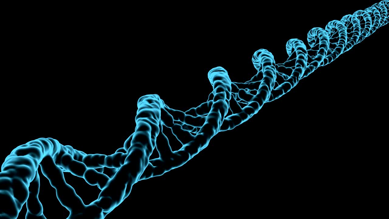 adn, ciencia médica modelo 3d, bucle sin costuras