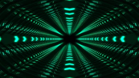 bucle de luz del túnel
