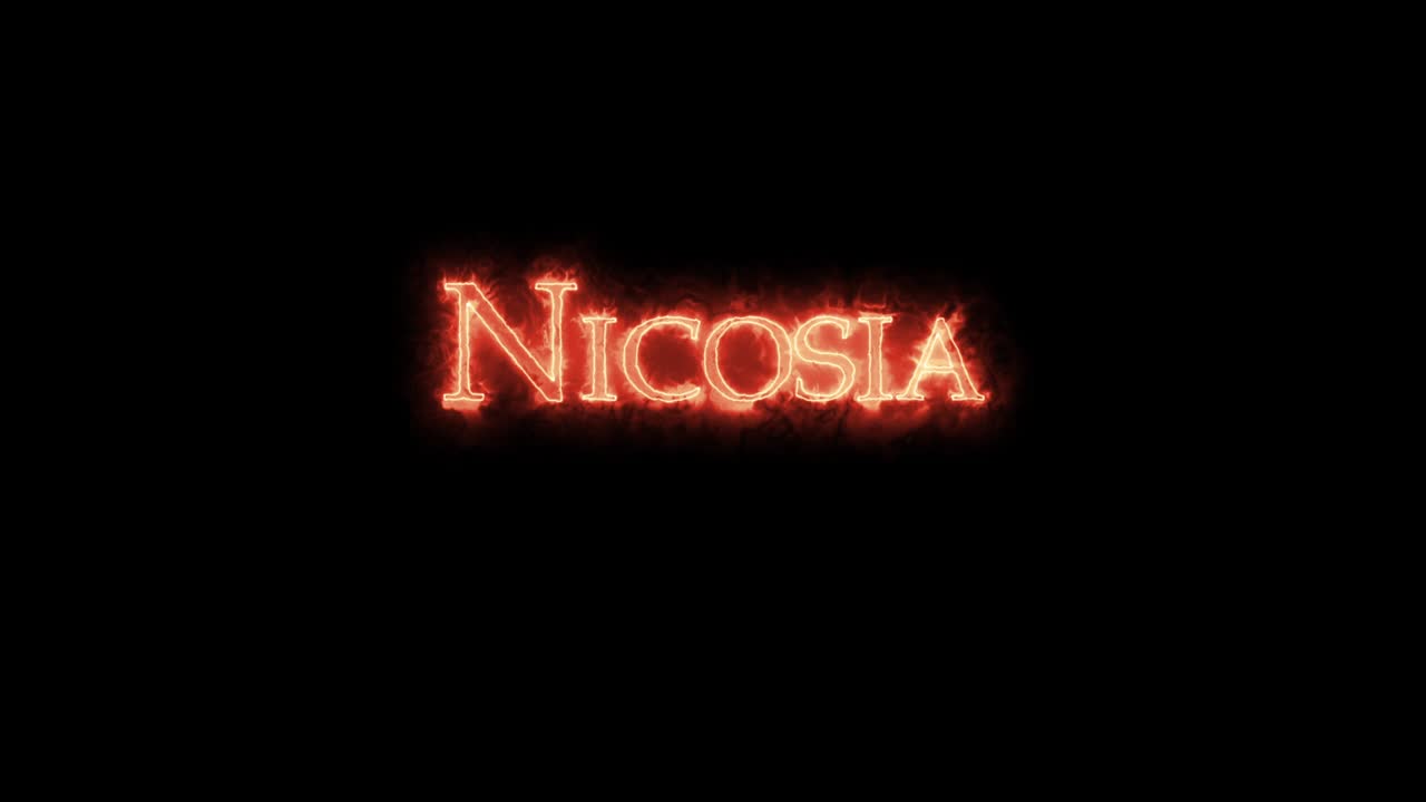 nicosia escrito con fuego. bucle