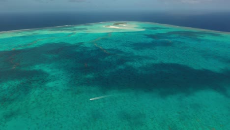 cook islands - honneymoon island 500 meters above