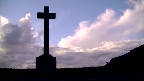 peaceful image of a cross