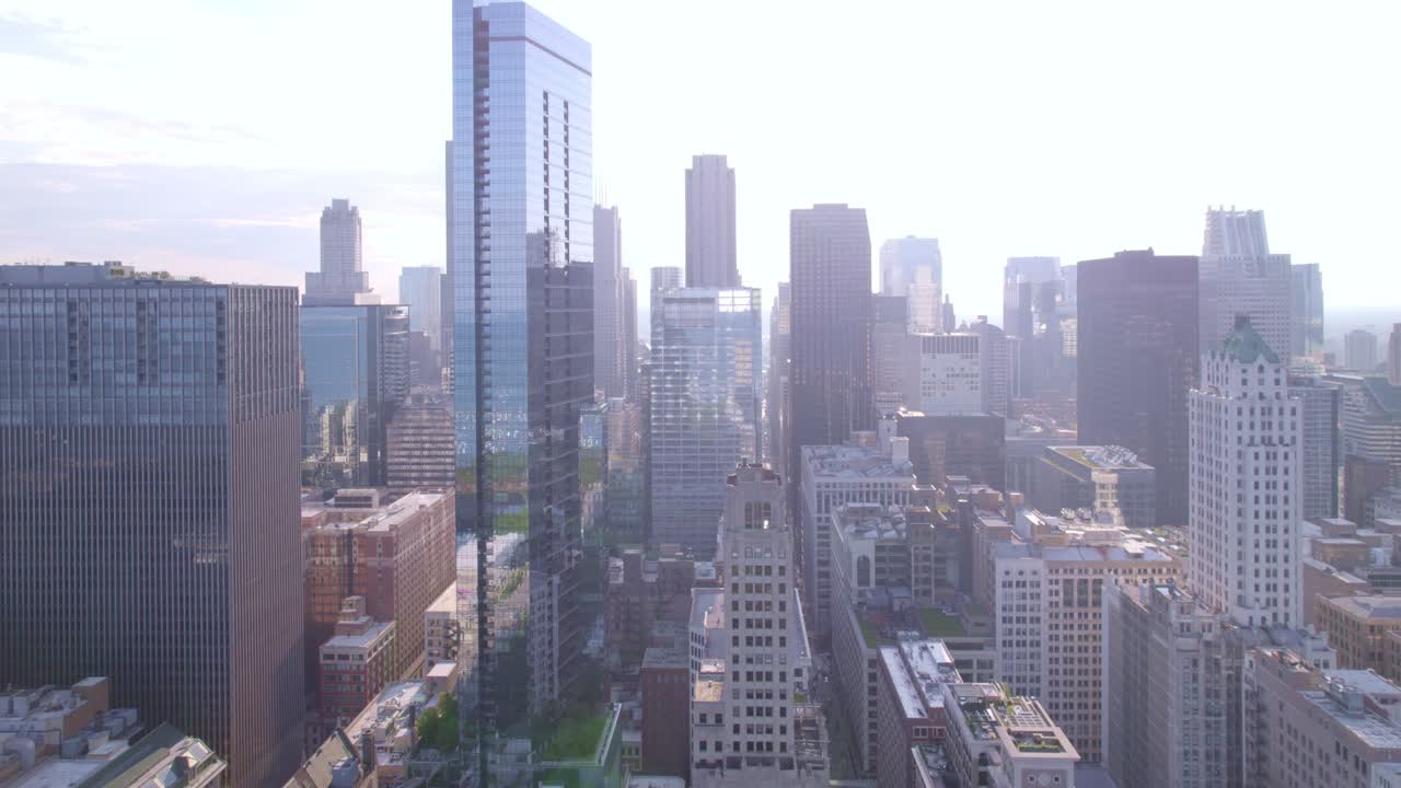 Discover the diverse architecture and vibrant neighborhoods of Chicago from above.