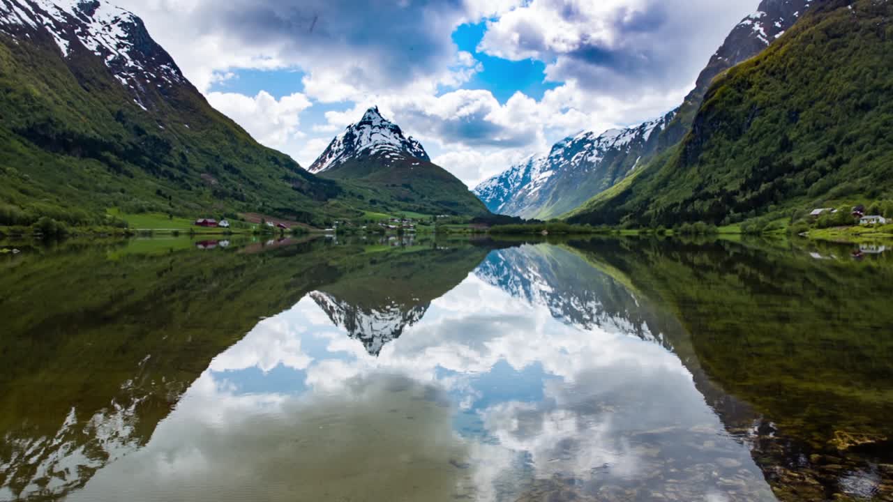 la hermosa naturaleza de noruega.