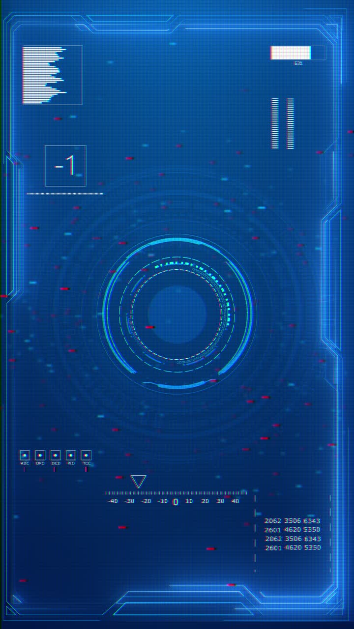 Hud interface template futuristic and technology concept hologram scifi technology background code