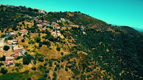 a berber village at the top of the mountain in tizi ouezou algeria