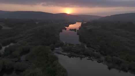 komati river at sunrise