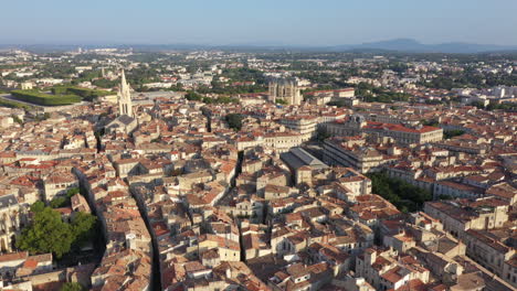 montpellier ecusson vista aérea por la mañana francia