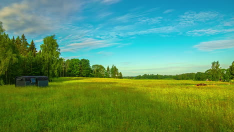 Remote-housing.-Rural-Location.-Day-Cycle-timelapse