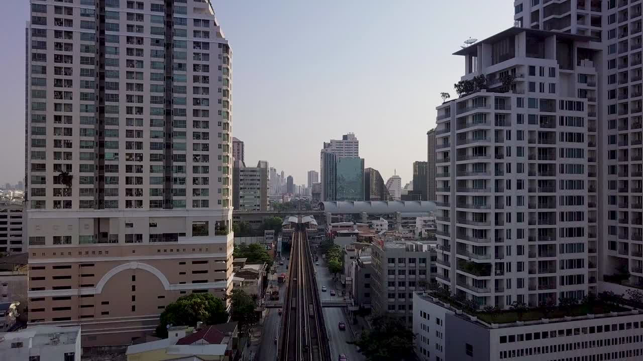 방, 라차테위, 드론 4k 항공 투어