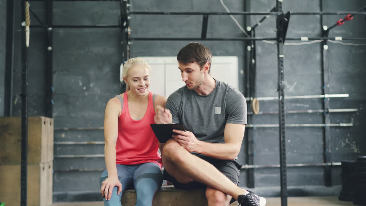 sesión de entrenamiento físico