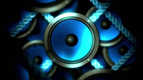 altavoces y cadena [bucle]