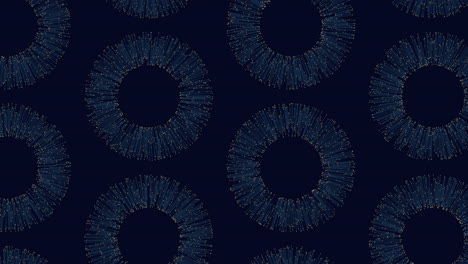 Patrón-En-Espiral-Azul-Y-Negro-Con-Diseño-Circular