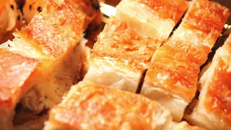 slices of turkish pastries