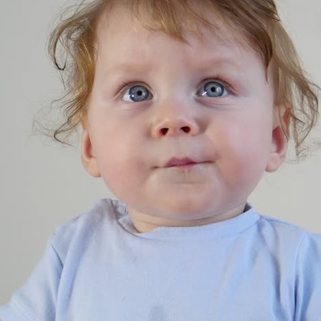 toddler boy eating autumnal apple