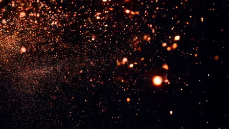 sparks and firework explosion