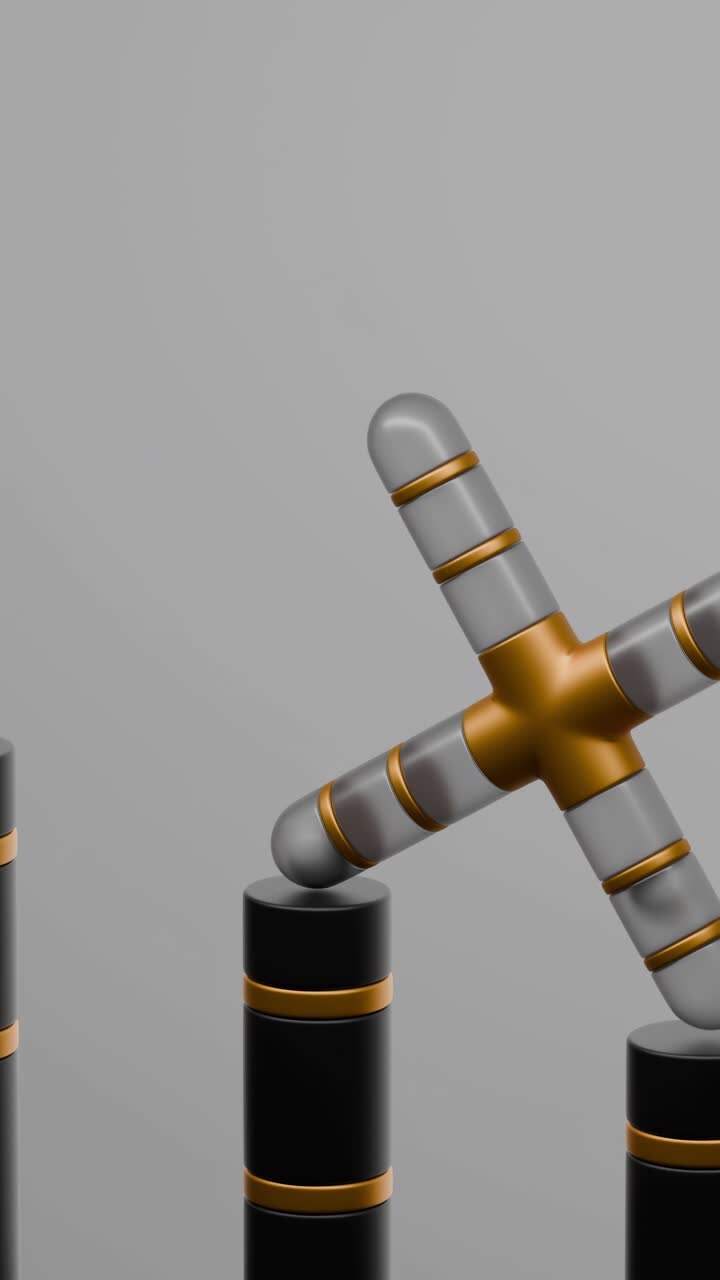 exposition moderne de produits abstraits