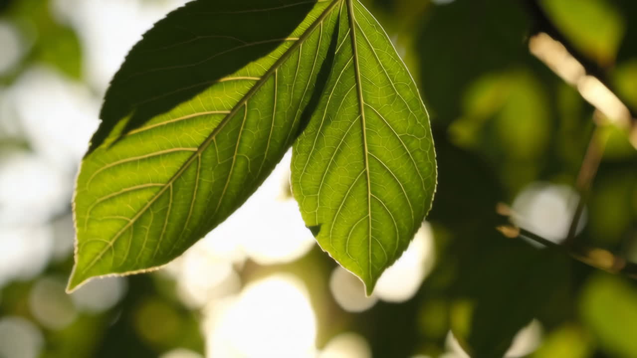 primer plano de las hojas verdes