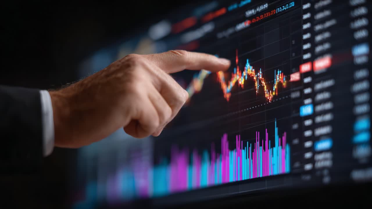 Detailed Analysis of Stock Market Trends: A Professional's Insight on Financial Data Through Graphs and Candlestick Charts in Real-Time Analysis