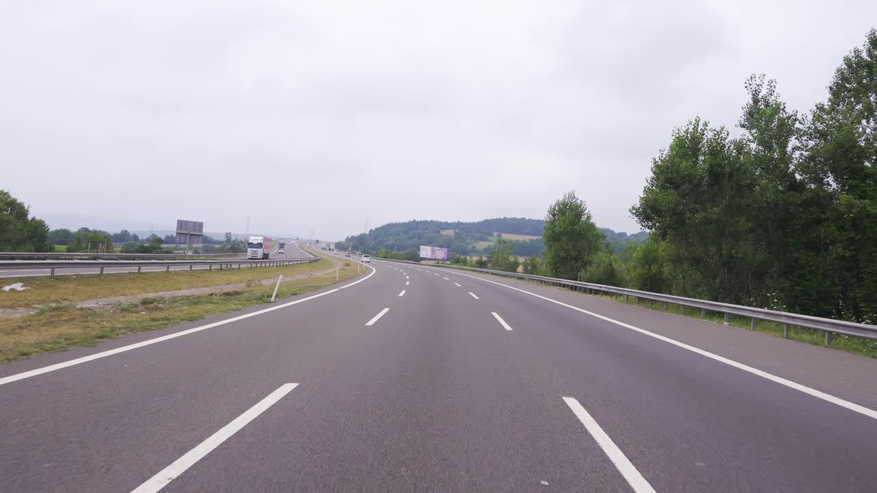 고속도로, 자동차 도로.