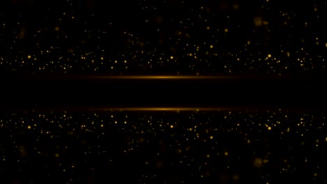 las partículas de brillo de fondo. animación de bucle