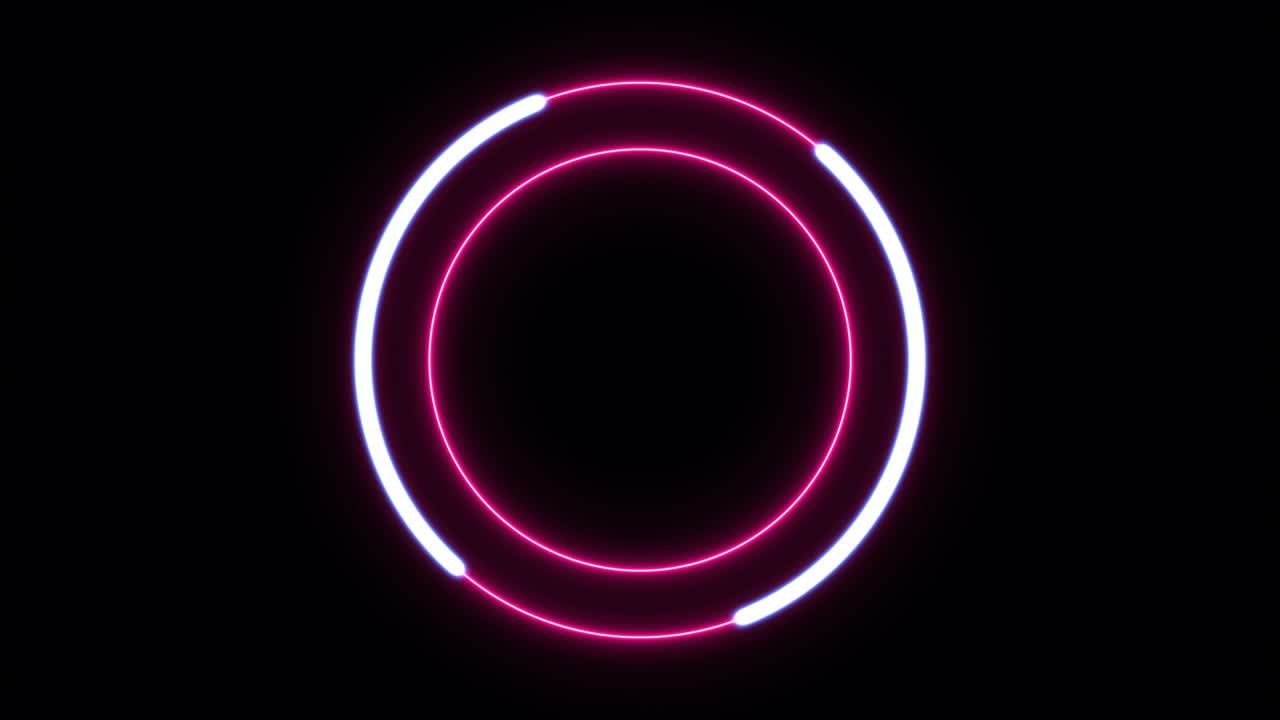 color de brillo de neón movimiento fondo de arte sin costuras pantalla de movimiento abstracto 4k