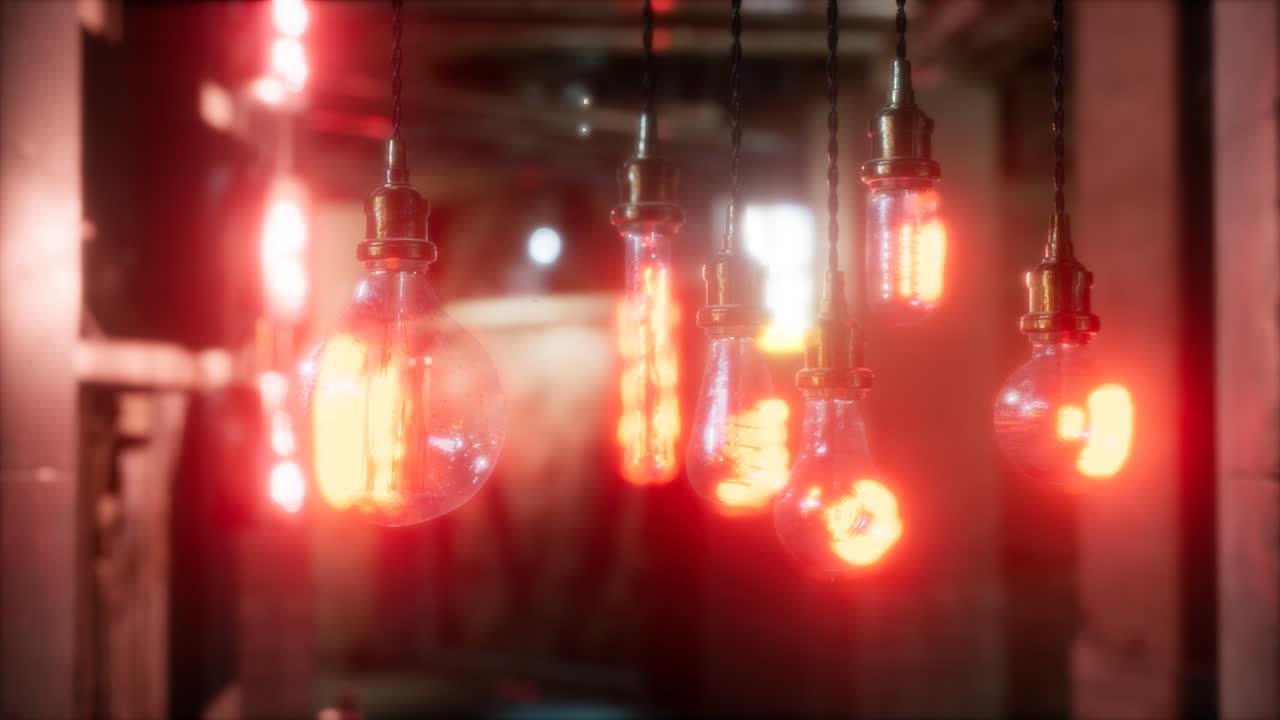 vieja bombilla incandescente retro vintage