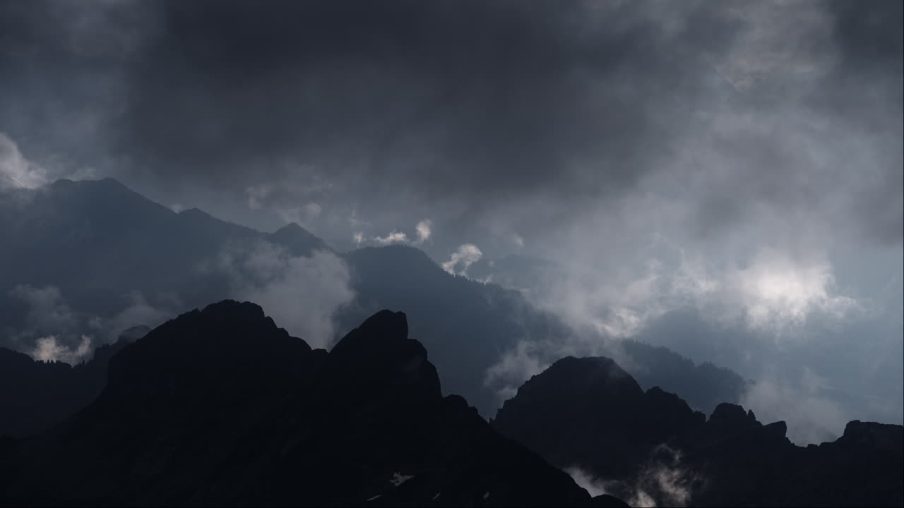 Stormy Mountain Landscape
