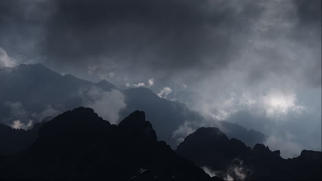 stormy mountain landscape