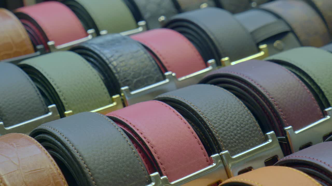 Assortment of Leather Belts