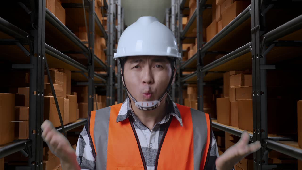 좌절 된 창고 노동자