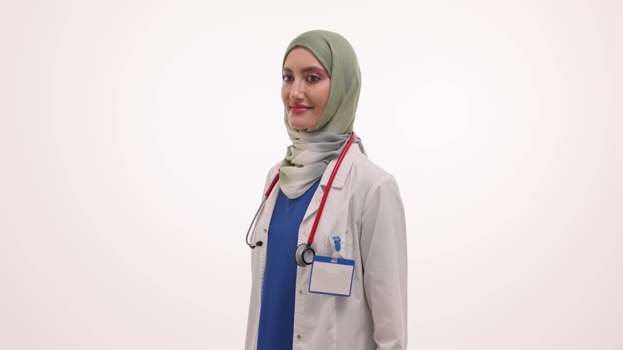 Muslim Doctor with Stethoscope