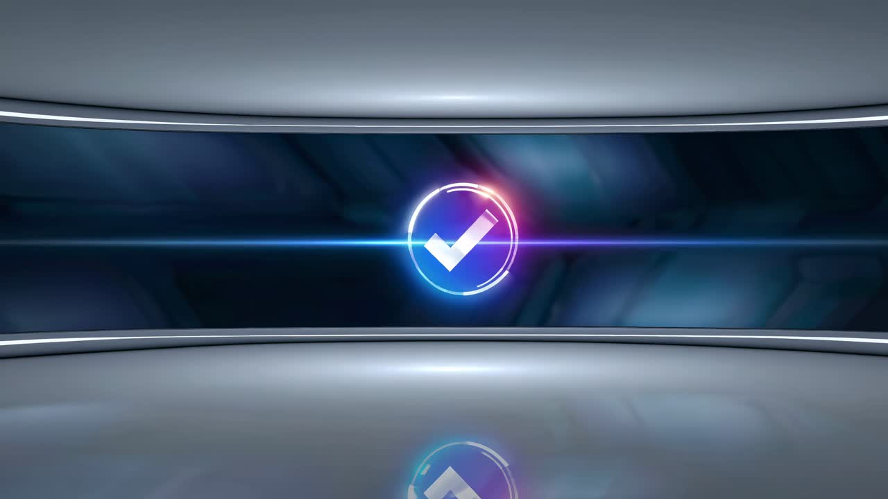 pantalla de confirmación digital moderna