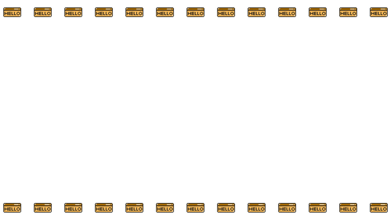 Pixel Art Browser HELLO Frame Animated Overlay 1080p Transparent 30 fps (8).mov