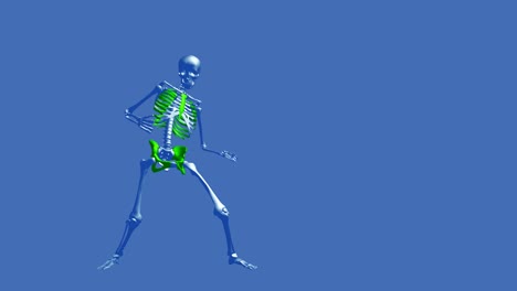 Skeleton thriller dance - moments