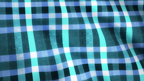 blue and green plaid fabric texture