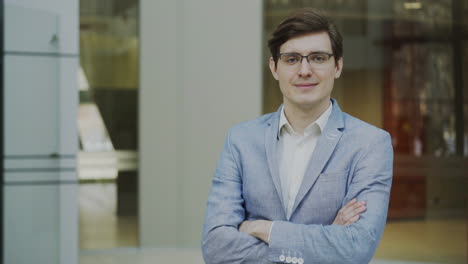 man in business casual attire
