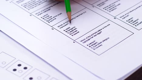 calificación de las respuestas en pruebas de opción múltiple