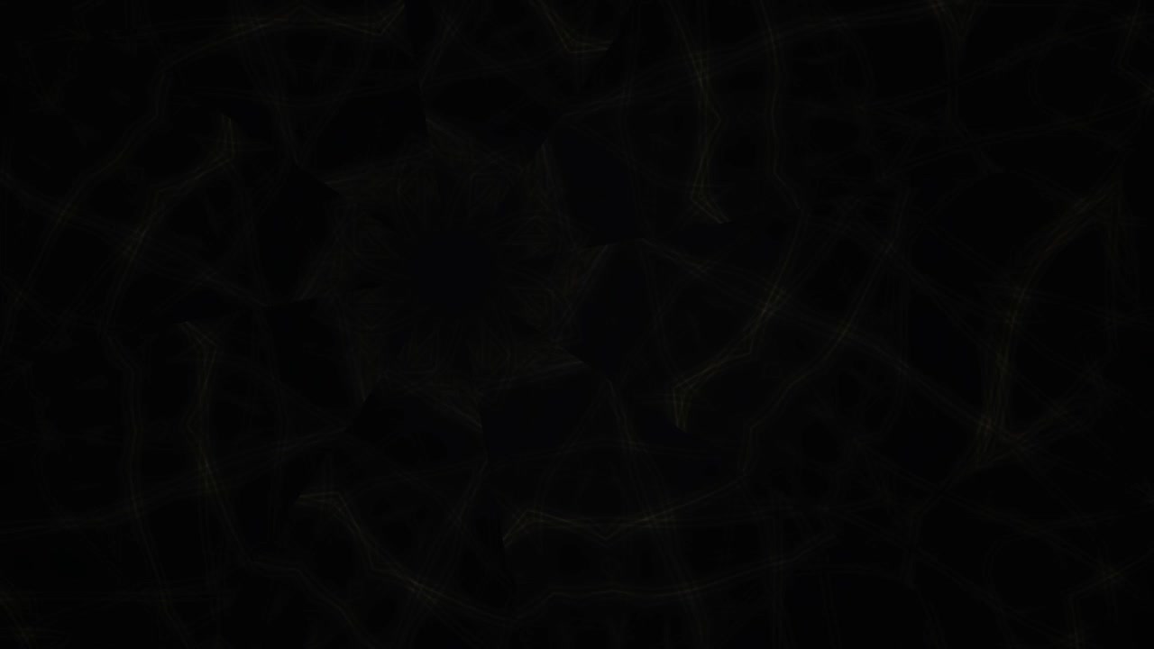 Dark Abstract Geometric Pattern Morphing with Subtle Glowing Lines