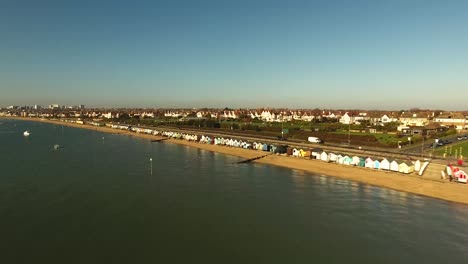 el vuelo de aviones no tripulados de la costa sur de essex 4k