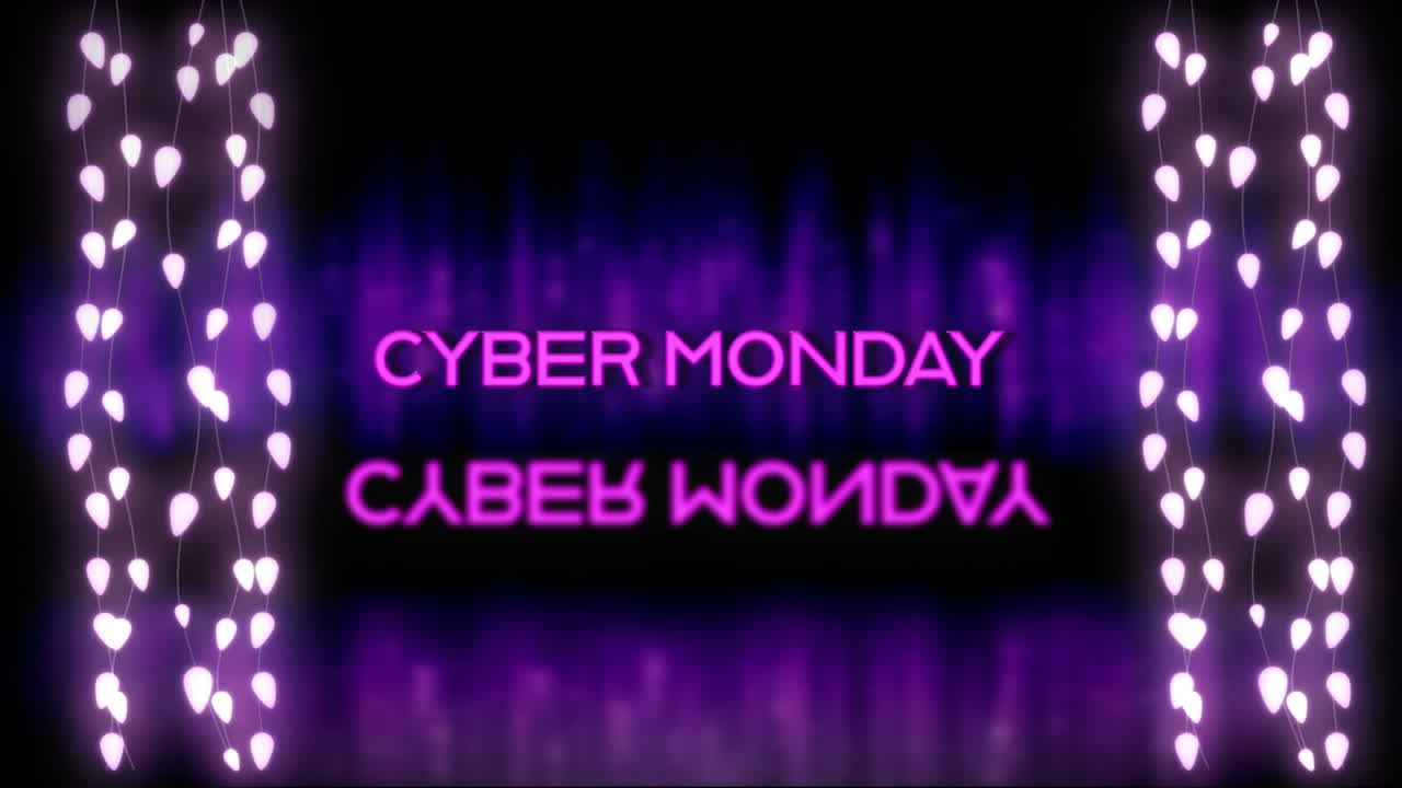 Cyber Monday with fairy lights
