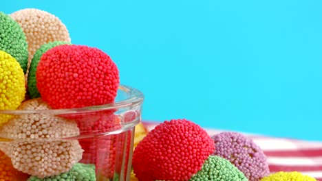 caramelo dulce gelatina y delicioso postre de azúcar