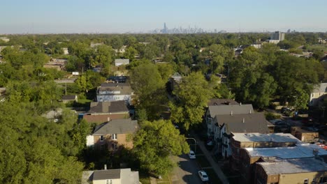 homes in englewood, chicago in summer