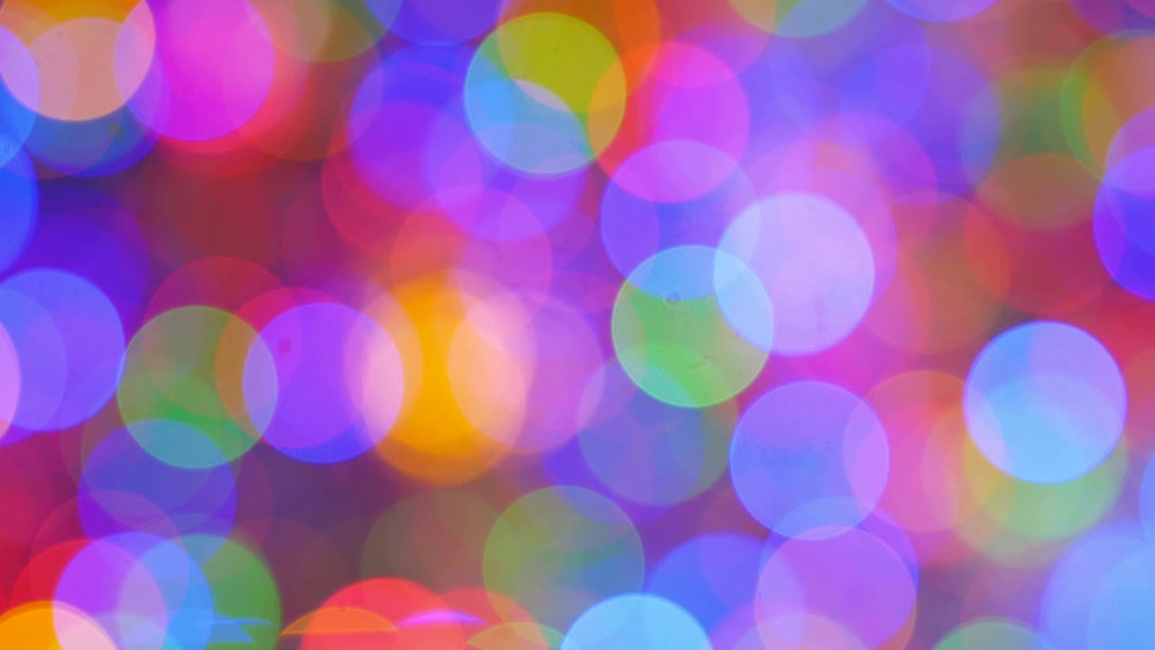 defocused 조명 배경